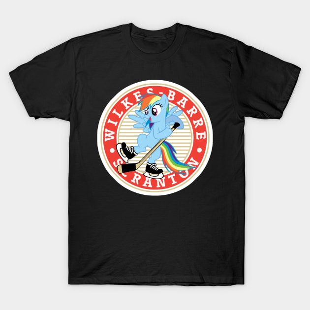 Rainbow Dash (Penguins) T-Shirt by euryoky